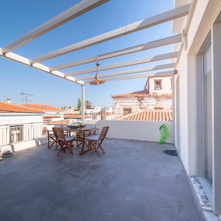 The Roof - Flat Sea View In Aegina Town Apartment Luaran gambar