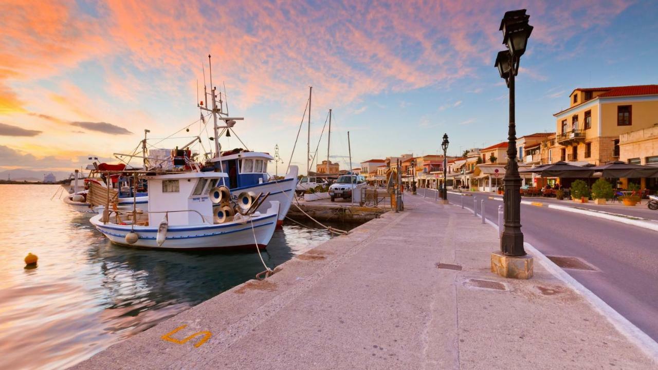 The Roof - Flat Sea View In Aegina Town Apartment Luaran gambar