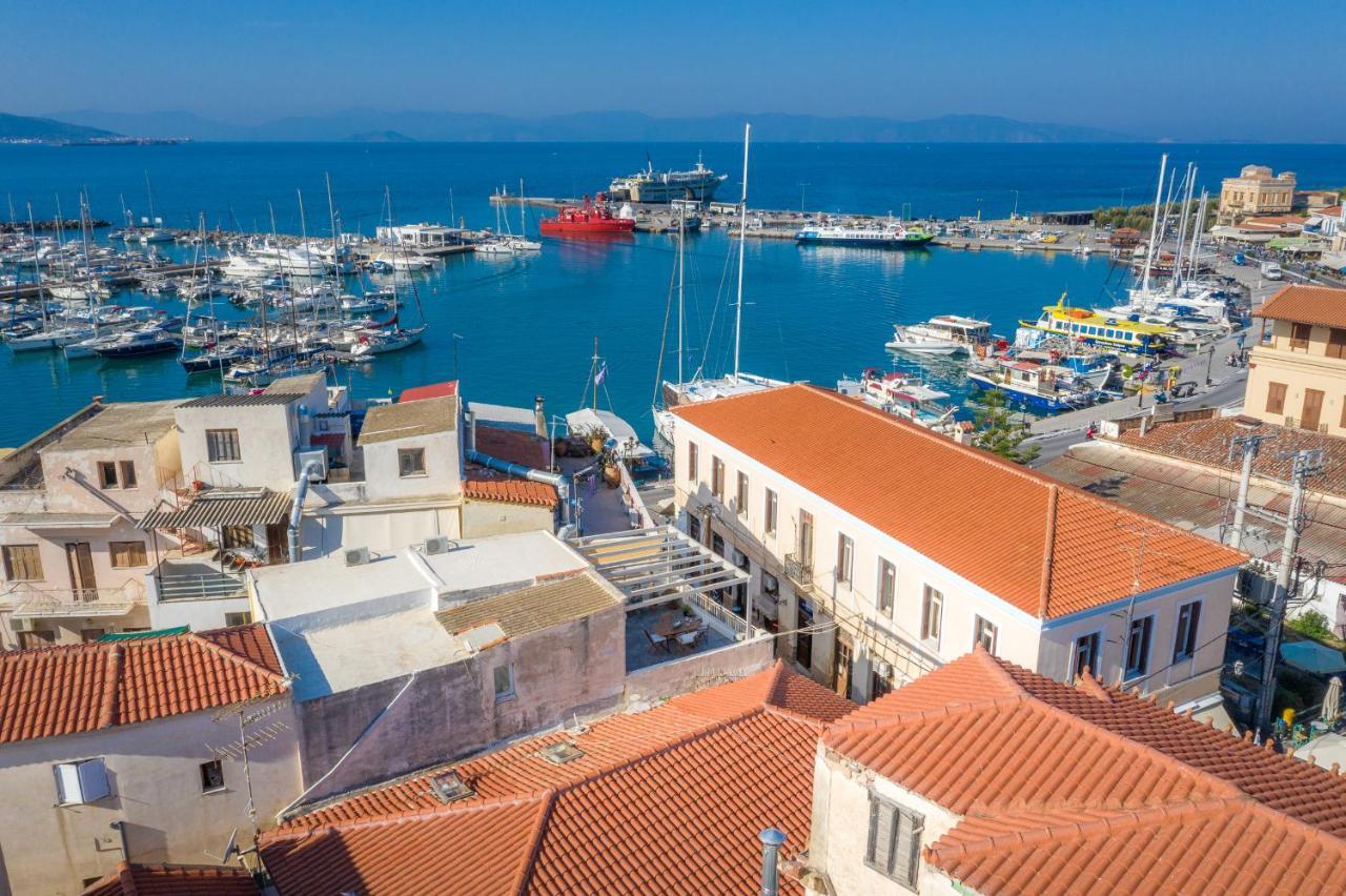 The Roof - Flat Sea View In Aegina Town Apartment Luaran gambar