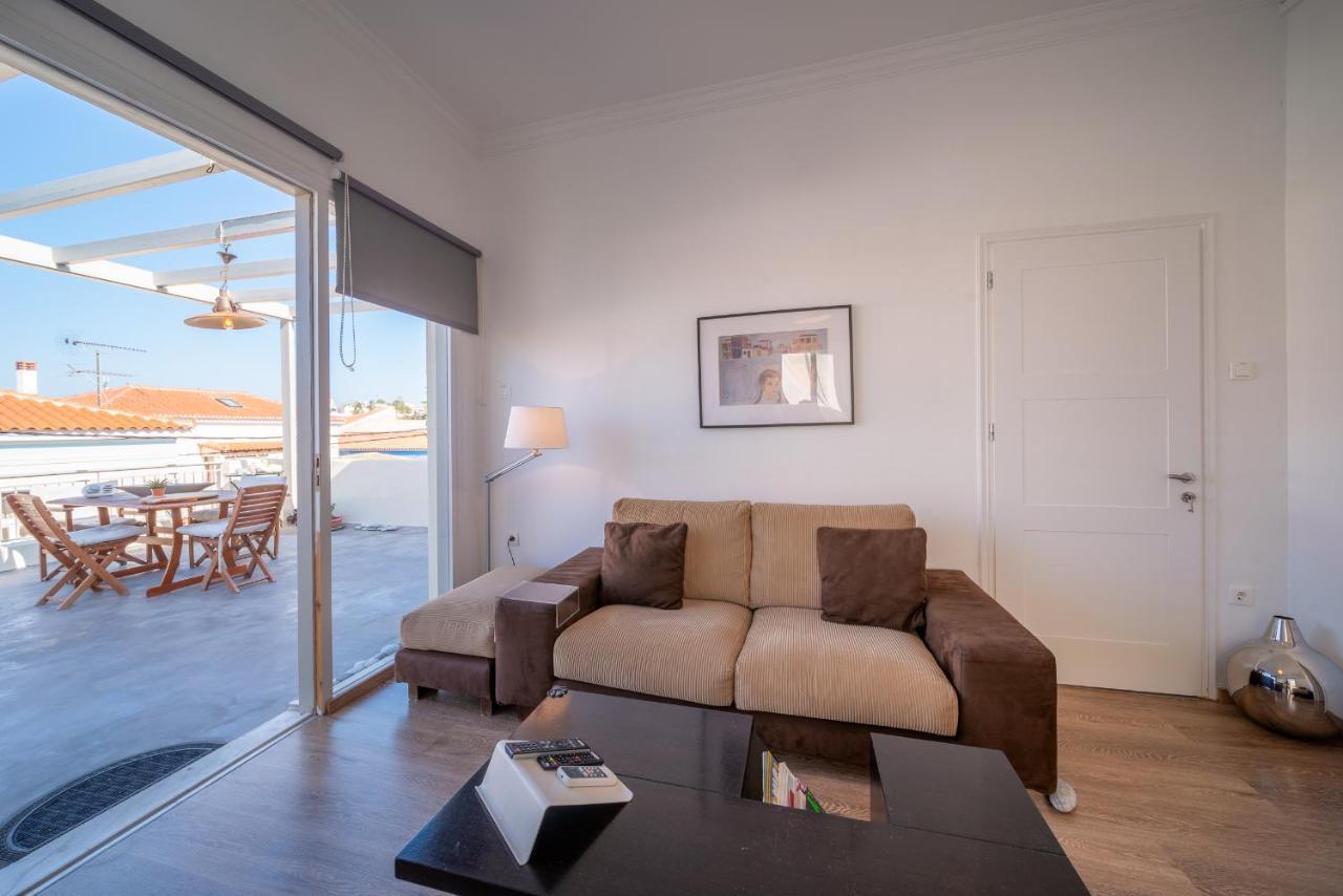 The Roof - Flat Sea View In Aegina Town Apartment Luaran gambar