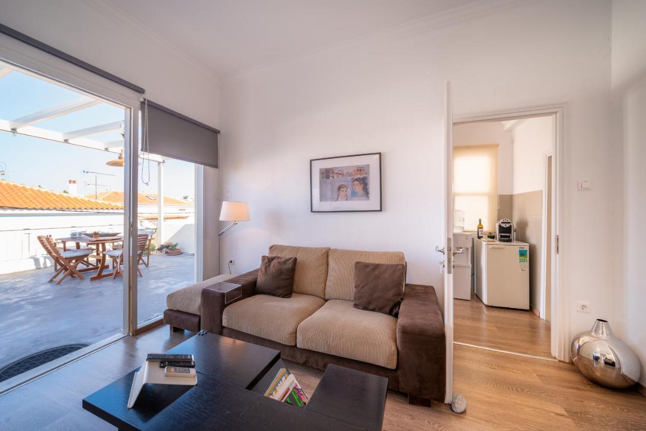 The Roof - Flat Sea View In Aegina Town Apartment Luaran gambar