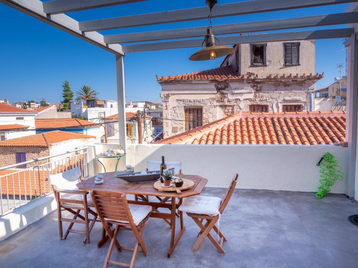 The Roof - Flat Sea View In Aegina Town Apartment Luaran gambar