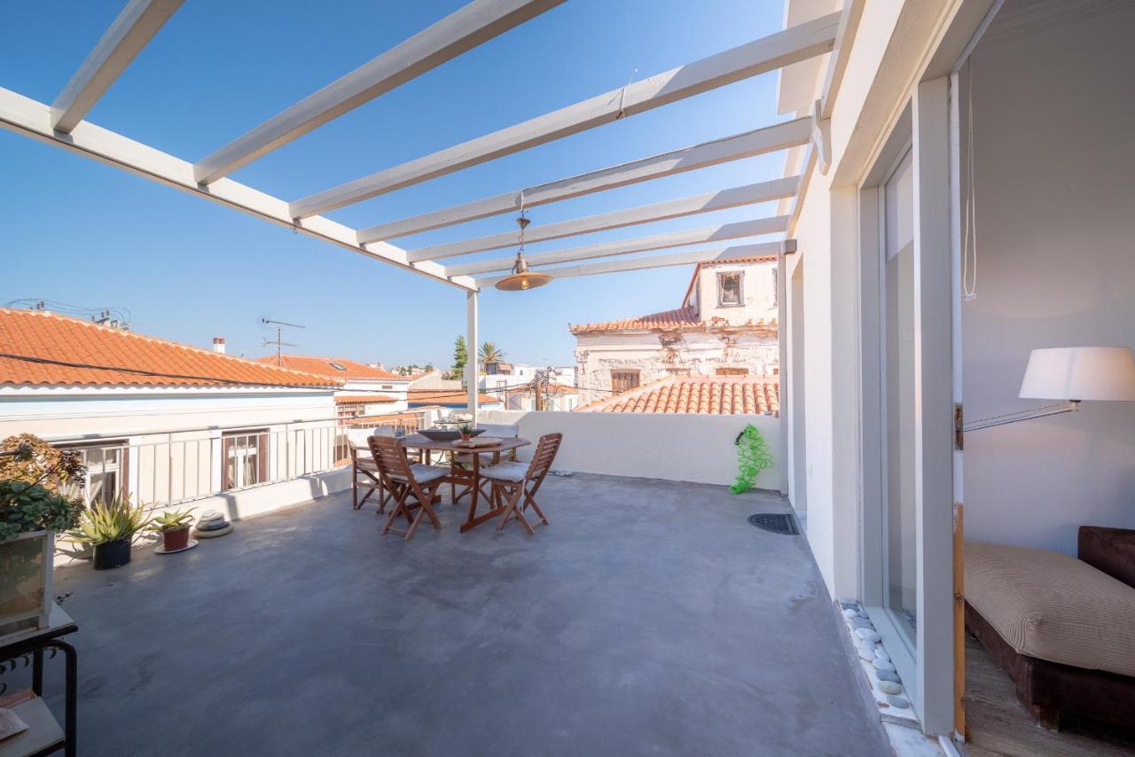 The Roof - Flat Sea View In Aegina Town Apartment Luaran gambar